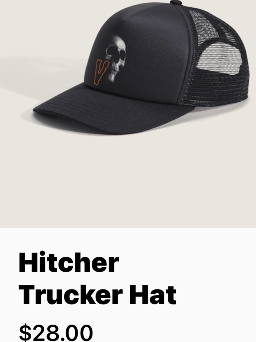 Men’s Hitcher Trucker Hat - Black nwt